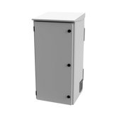 Gabinete de Exterior con Rack de 19" de 24U con Ventiladores y Termostato, Se envía el Gabinete Armado (Montaje a poste o torre se vende por separado).